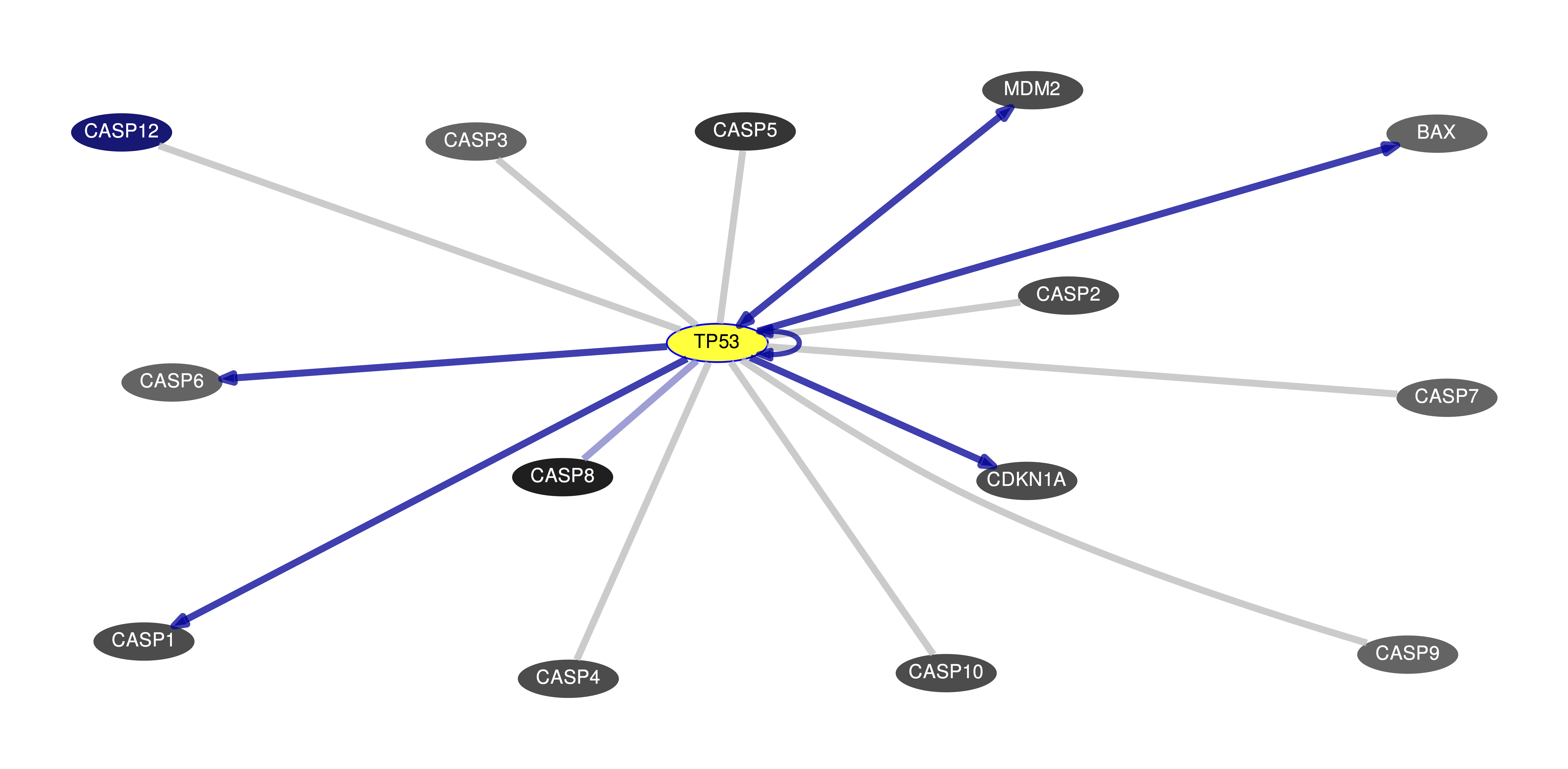 Gene Interaction Graph 'Annotate Genes' Example